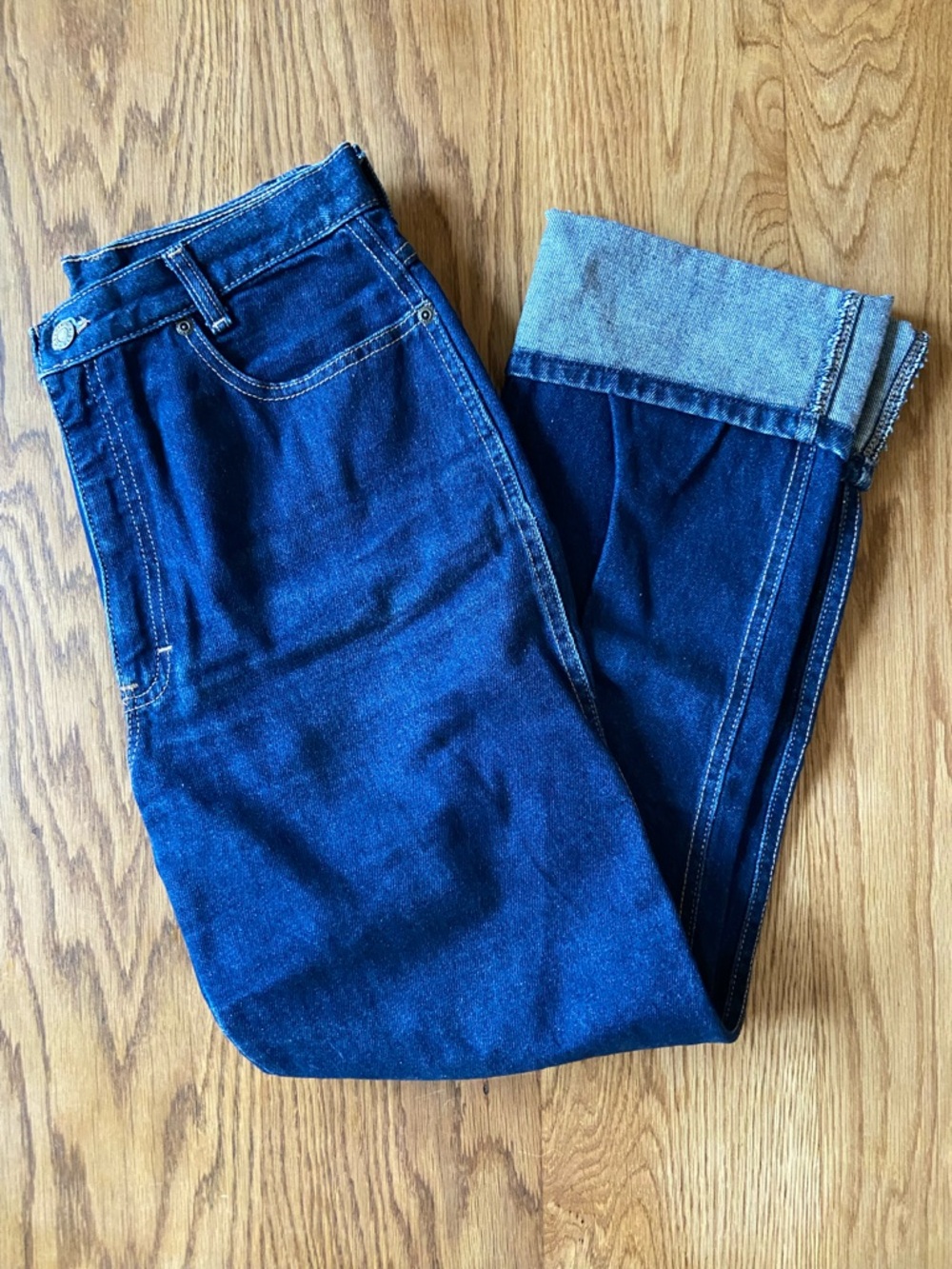 Women’s Calvin Klein Dark Blue Denim Jeans